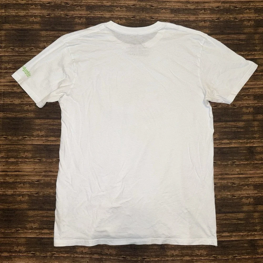 Columbia Sportswear PFG T-Shirt Mens XL White  Sailfish Graphic Tee